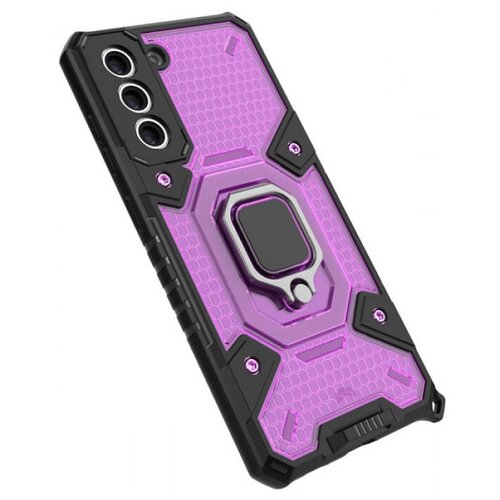 Honeycomb Armor Противоударный чехол с защитой камеры и кольцом для Samsung Galaxy S21 Plus honeycomb armor противоударный чехол с защитой камеры и кольцом для samsung galaxy s22