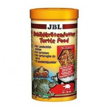JBL Turtle food - Основной корм для водных черепах размером 10-50 см 250 мл (30 г) - фотография № 1