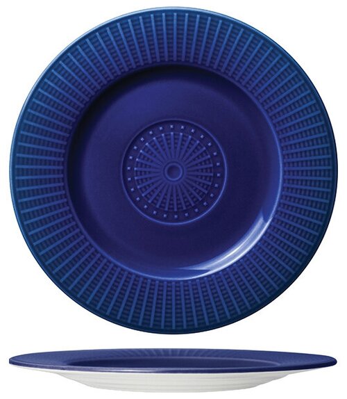 Тарелка мелкая «Уиллоу», 18,5 см, синий, фарфор, 9115 C1177, Steelite