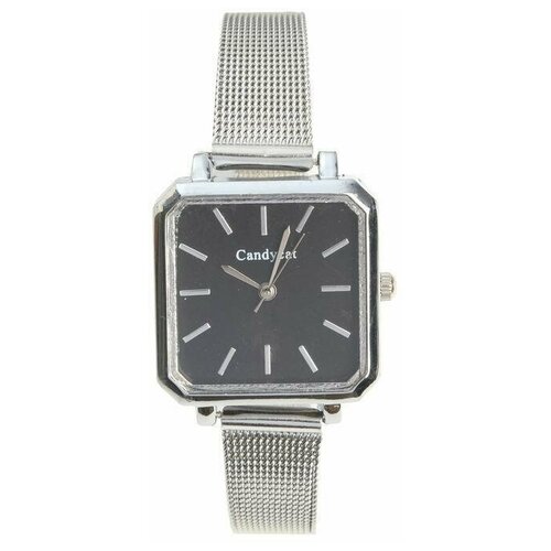 фото Часы наручные женские, циферблат 2.8х2.5, ремешок металл 22.5 см (1 шт.) promarket