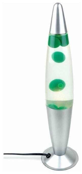 Подарки Лава лампа с зеленым воском (345 см)