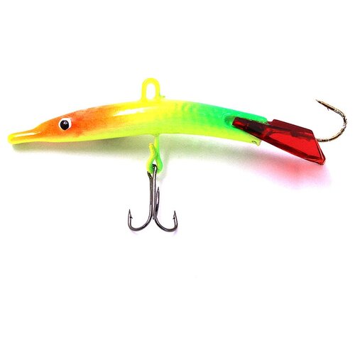 фото Воблер балансир для зимней рыбалки "яман" щука (малая), размер 6 см, вес 14 гр., цв. 37, на блистере yaman