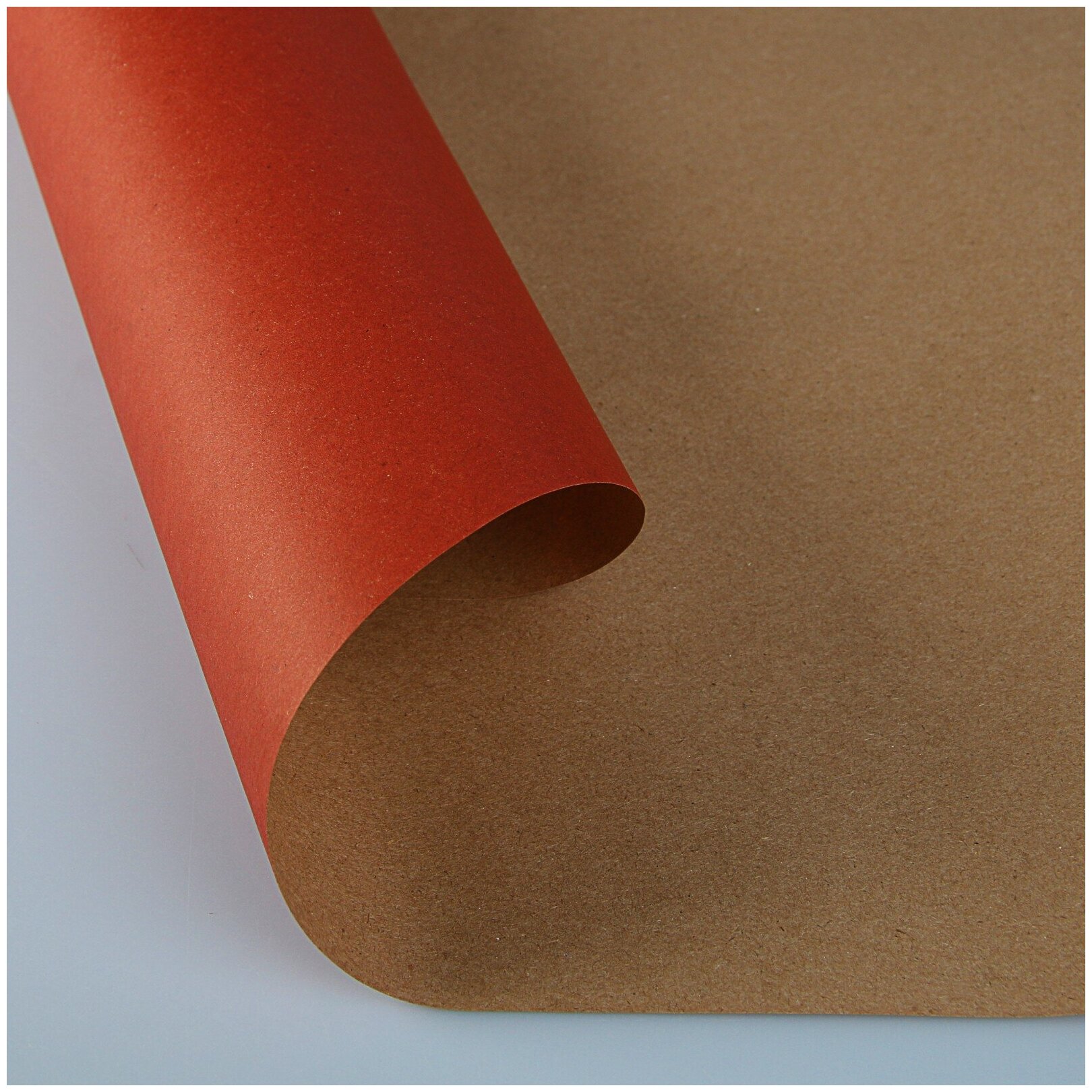 Бумага упаковочная крафт "Красная", 0,7 х 10 м, 70 гр