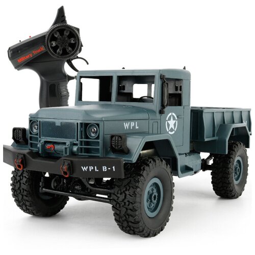 Грузовик желтый 1/16 4WD электро - Military Truck RTR (PRO-версия, 2.4 гГц, 10 км/ч)