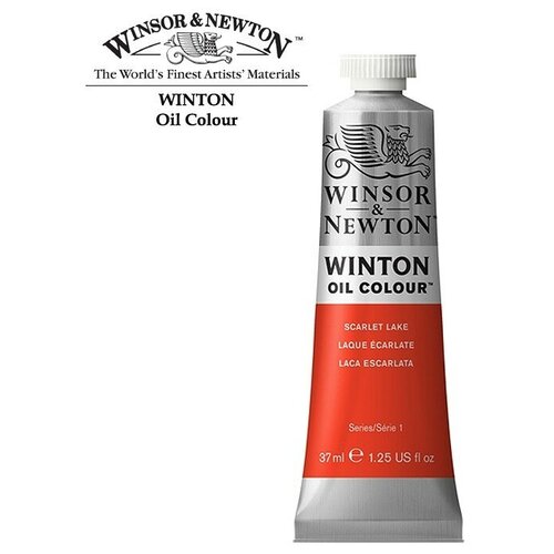 фото Масляные winsor&newton краски масляные winsor&newton winton 37мл, алый winsor & newton