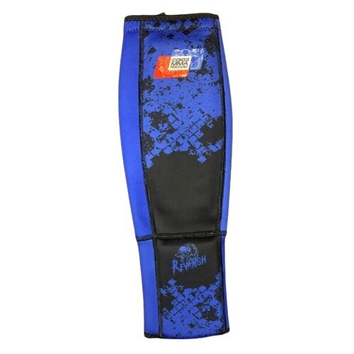 фото Защита голени и стопы союз мма россии "neoprene" blue - revansh - синий - l