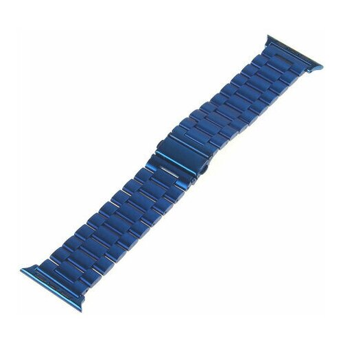 Стальной ремешок для Apple Watch 42/44 мм Синий / Стальной браслет для Apple Watch 42/44 мм Синий