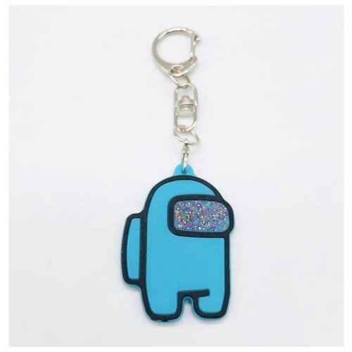 фото Брелок на ключи among us голубой plush story