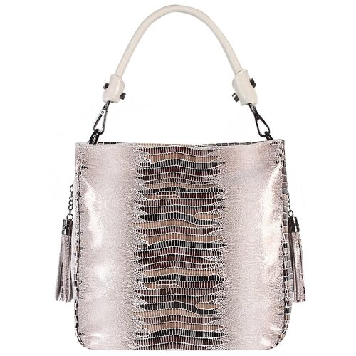 фото Сумка/сумка женская/натуральная кожа/модель на короткой ручке/с одной ручкой/с ремешком/mayger/а-св-0577/молочный_бежевыйл21