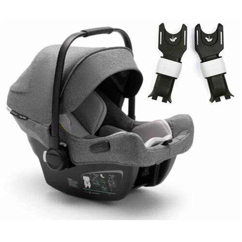 Автокресло 0+ Bugaboo Turtle Air by Nuna car seat Grey c isofix