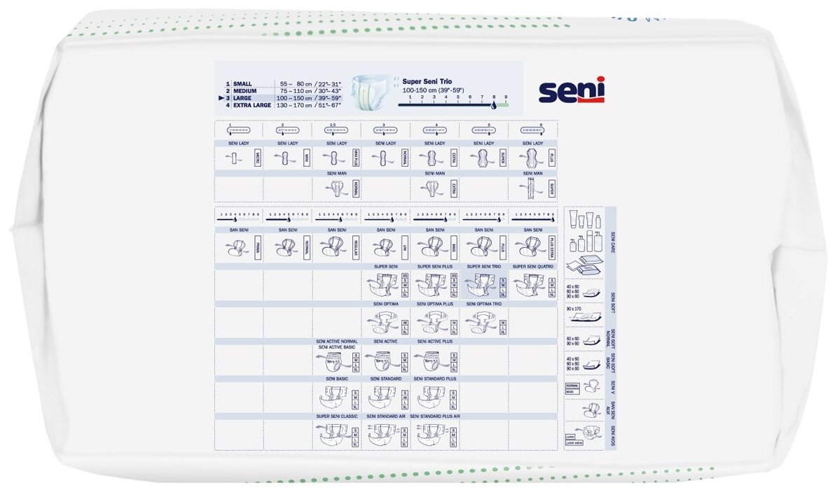 Подгузники для взрослых Super Seni Trio small 1, 10 шт. - фото №5