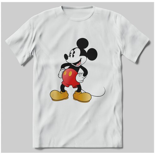 фото Футболка с принтом микки ретро brut-shop