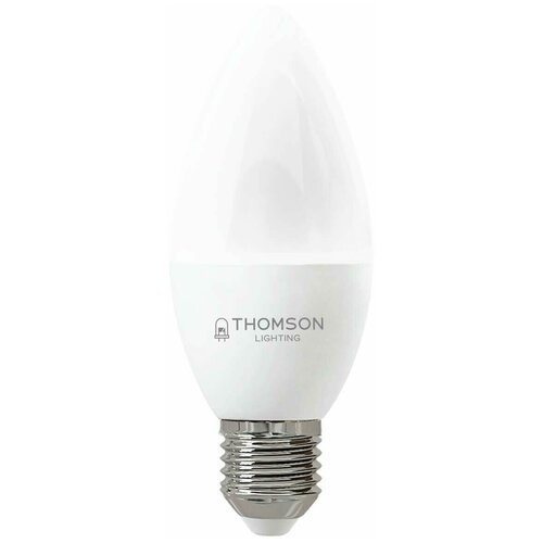Лампа LED Thomson E27, свеча, 6Вт, 6500К, белый холодный, TH-B2359, одна шт.