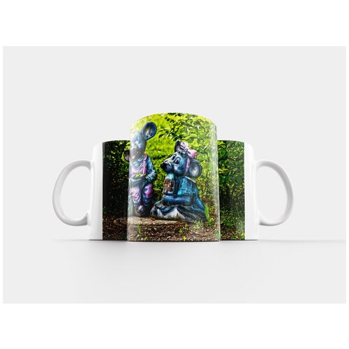 фото Кружка "мышей, украшение, сад" 320 мл lotsprints