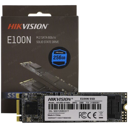 накопитель ssd hikvision e100n series 256gb hs ssd e100n 256g SSD Hikvision E100N HS-SSD-E100N
