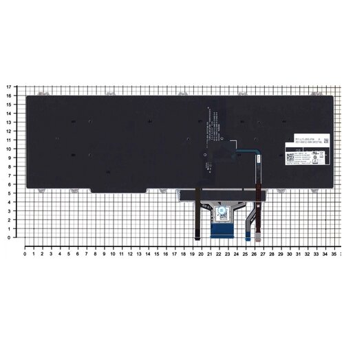 Клавиатура для ноутбука Dell Precision 7720 черная с подсветкой 230000₽