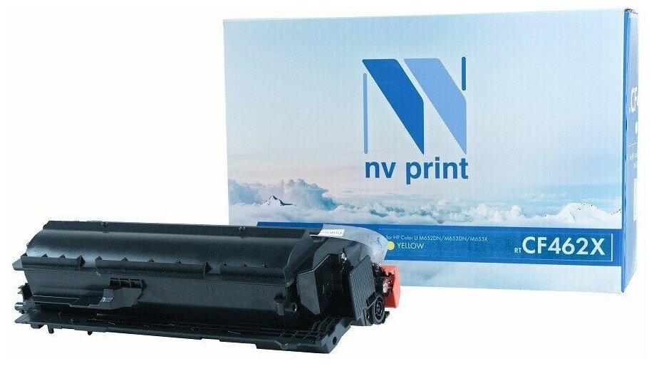 Картридж NV Print CF462X Yellow для принтеров HP Color Laser Jet M652DN/ M653DN/ M653X, 22000 страниц