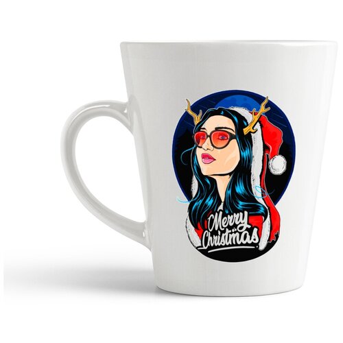 фото Кружка-латте coolpodarok новый год мерри кристмас