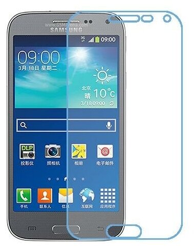 Samsung Galaxy Beam2 защитный экран из нано стекла 9H одна штука