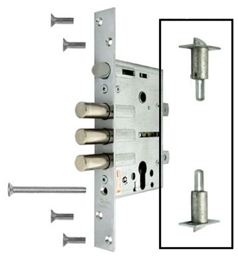 фото Замок врезной крит (Crit) ЗВ-7РМП-004-Хп (противопожарный)