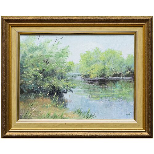 фото Картина маслом "ивы" селенских русская живопись