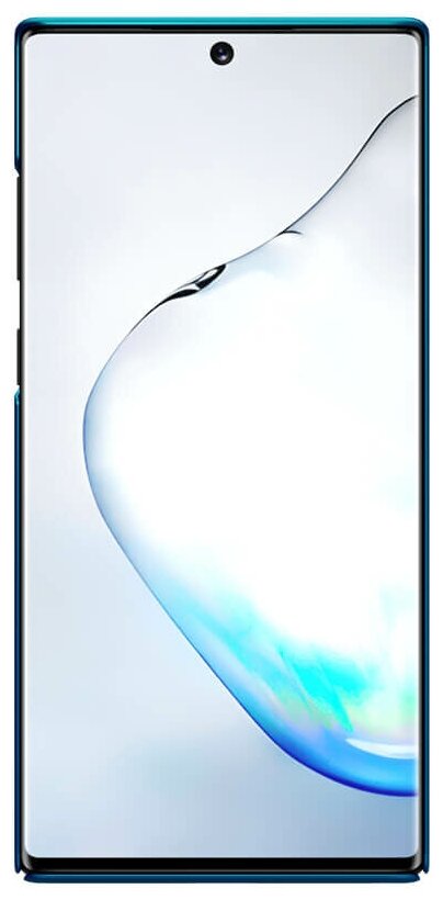 Накладка Nillkin Super Frosted Shield для Samsung Galaxy Note 10 Plus синий — фото 1