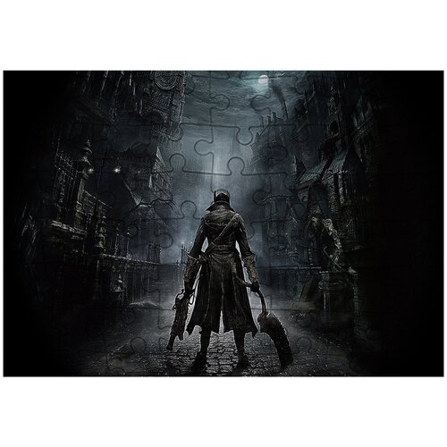 фото Пазл детский магнитный размер а4 29x20 см bloodborne-19 puzzzles