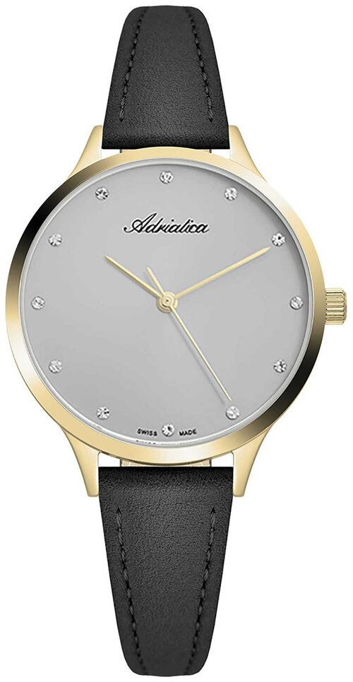 Наручные часы Adriatica Часы наручные Adriatica A3572.1247Q, черный
