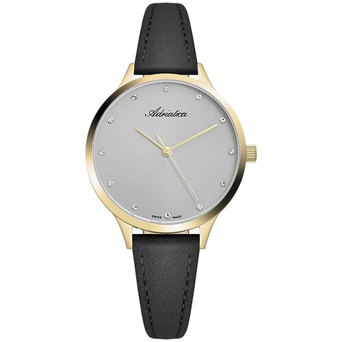 Наручные часы Adriatica Essence, черный, серый