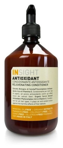 Кондиционер антиоксидант для перегруженных волос ANTIOXIDANT, 400 мл | INSIGHT (инсайт)