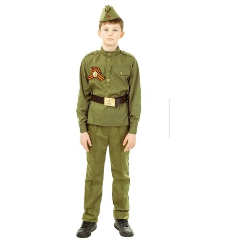 Карнавальный костюм Солдат Пуговка рост 158 карнавальный костюм солдатка пуговка рост 146