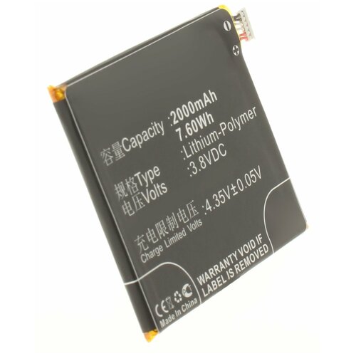 аккумулятор ibatt ib b1 m3056 2000mah для zte li3820t43p3h785439 Аккумулятор iBatt iB-B1-M714 2000mAh для OPPO BLP551,