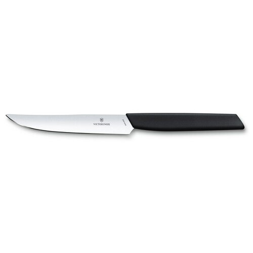 фото Victorinox нож для стейка victorinox swiss modern, лезвие 12 см с прямой кромкой, чёрный