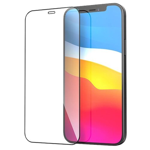 Защитное стекло для iPhone 12 Pro Max Hoco Nano 3D Full Screen Edges A12 - Черное стекло защитное hoco nano 3d a12 узкие силиконовые рамки для iphone 11 pro max xs max 6 5 black