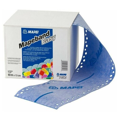 Лента Mapei Mapeband Easy, 130 мм x 10 м,1 шт гидроизоляционная лента mapei mapeband 120 мм 10 пог м