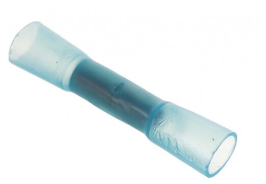 Гильза соединительная изолированная термоусаживаемая STEKKER 1,5-2,5мм2,27A,голубой (10шт в упак) - фотография № 6