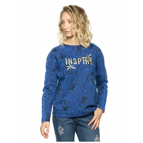 фото Толстовка жен. pelican dfn6810/темно-синий(54) р.s, 42-44