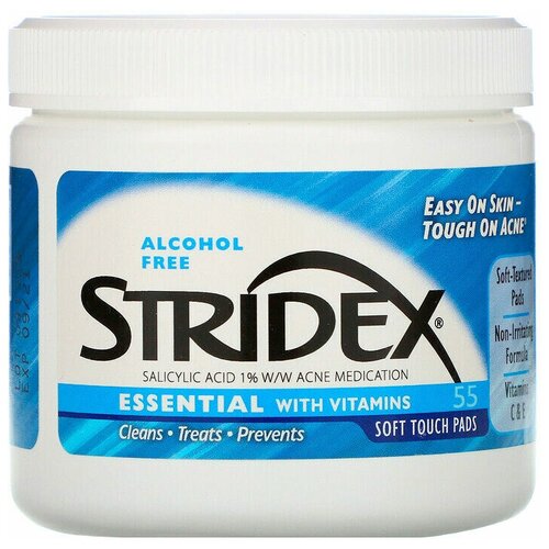 Stridex Single-Step Acne Control (Салициловая кислота 1%) Одношаговое средство от угрей 55 салфеток