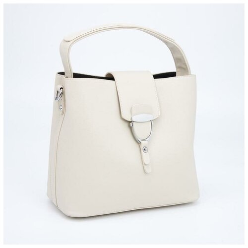 фото Тоут, отдел на молнии, наружный карман, регулируемый ремень, цвет бежевый нет бренда