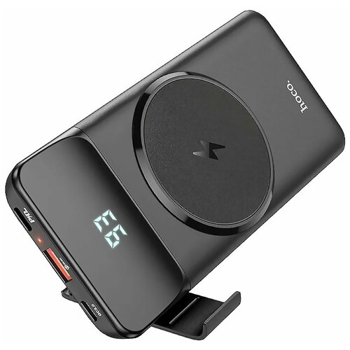 Внешний аккумулятор Hoco J76 Bobby 10000 mAh c беспроводной зарядкой черный 299900₽