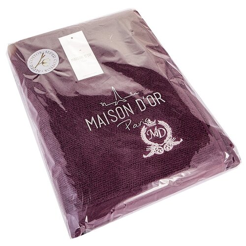 фото Maison d'or полотенце luxford цвет: баклажановый br54367 (85х150 см)