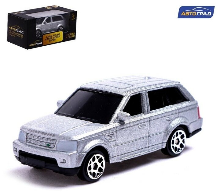 Автоград Машина металлическая LAND ROVER RANGE ROVER SPORT, 1:64, цвет серебро