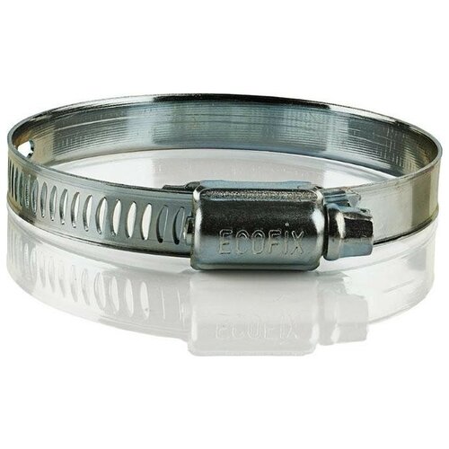 Хомут червячный из оцинкованной стали 90-110 мм.