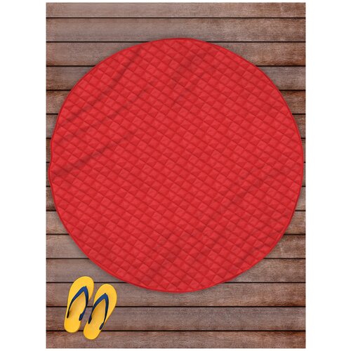 фото Коврик пляжный sfer.tex красный 145 см круг