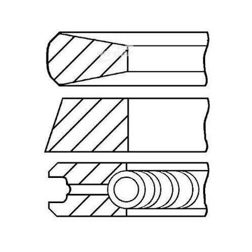 GOETZE 08-138000-00 Кольца dm.88.00 STD [2.5-2.0-2.5] 1 ПОР.