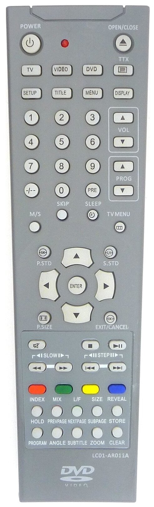 Пульт к Rolsen LC01-AR011A TV/DVD