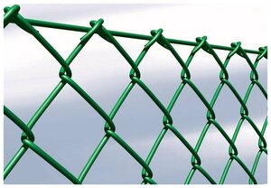 <b>Сетка</b> рабица 1.5/10 м пруток 2,5 зеленая 6005 <b>ячейка</b> 55х55 мм <span>тип: плетеная, материал: сталь, форма <b>ячейки</b>: ромбовидная</span>