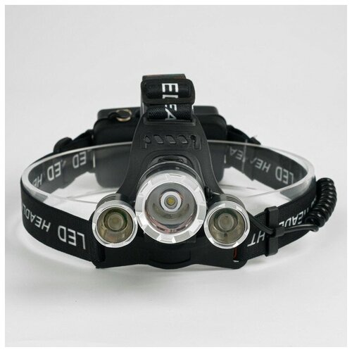 фото Фонарь налобный аккумуляторный, серия: "мастер к", 6 х 9 см, от сети 220 вт нет бренда