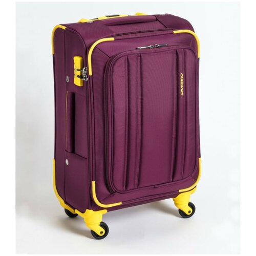 фото Тканевый чемодан на колесах ambassador для ручной клади | фиолетовый не определен,саrеbоrn