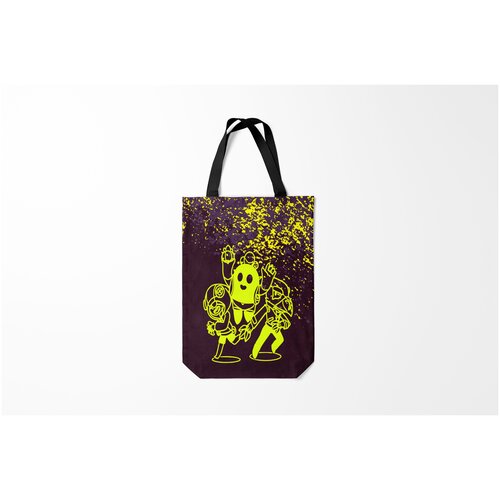 фото Сумка-шоппер / 31х42 см / геймерам / brawl stars burnettie